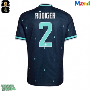 Tyskland Antonio Rudiger #2 Replika Udebanetrøje VM 2026 Kortærmet